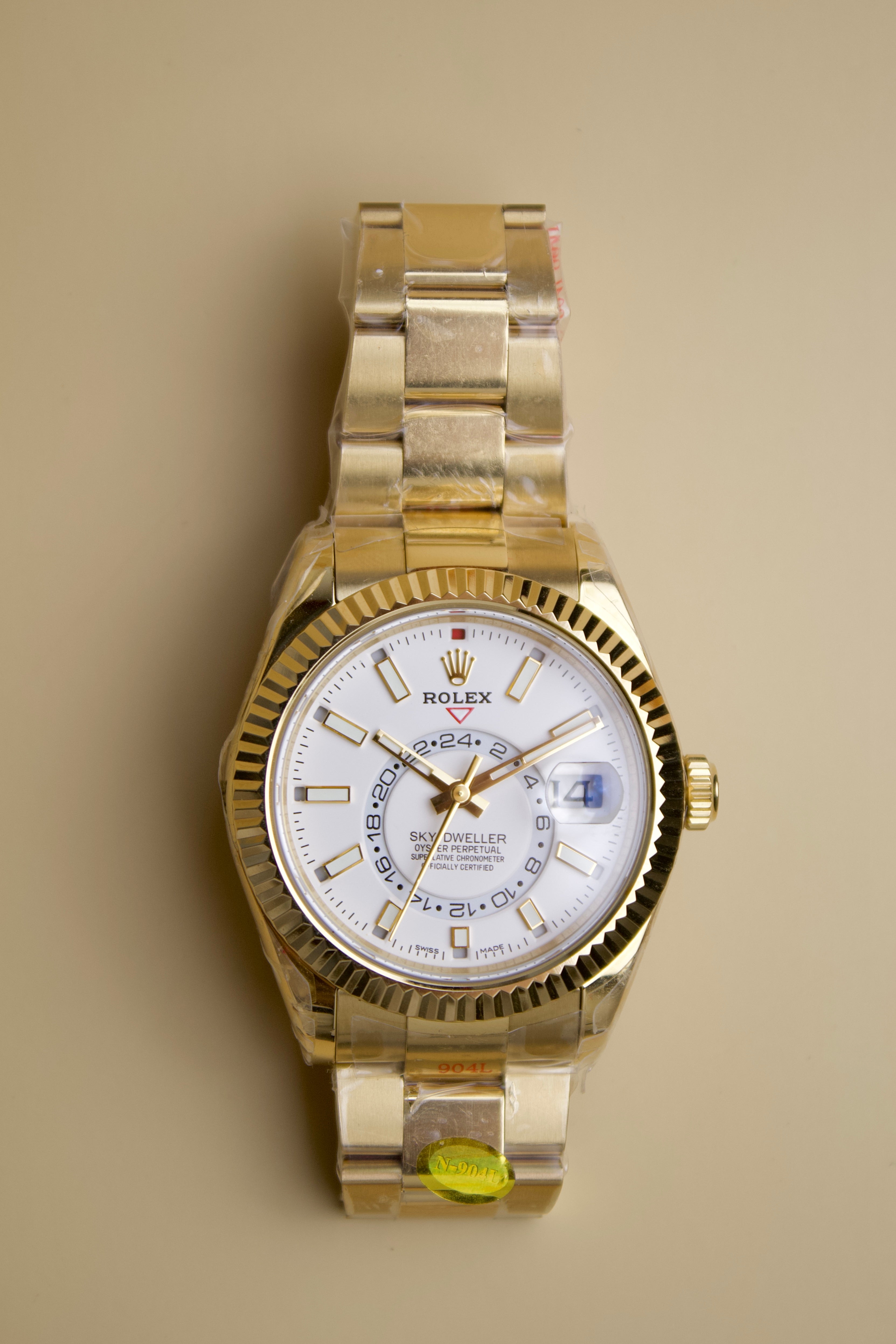 ROLEX SKY-DWELLER WHITE DIAL