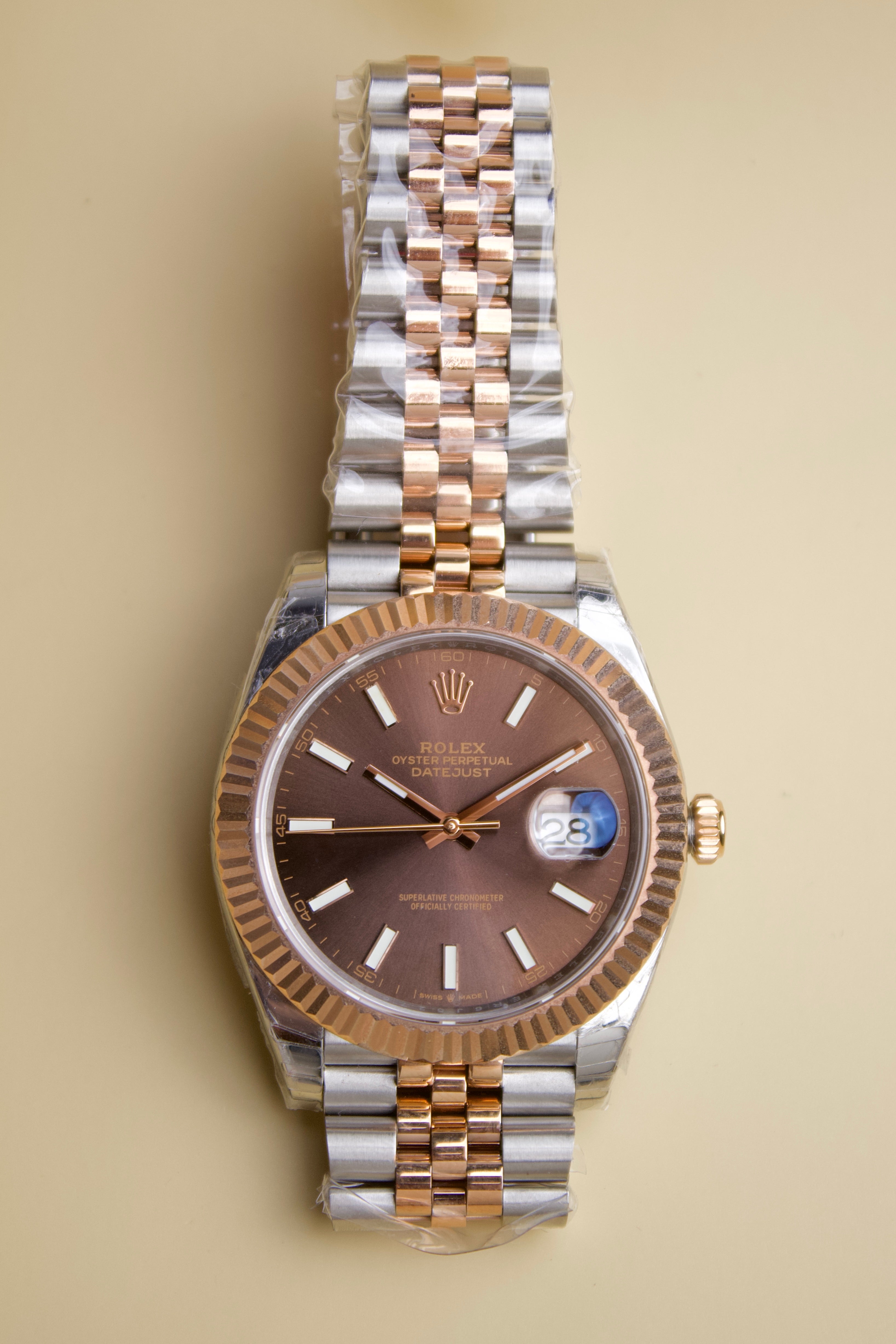 ROLEX DATEJUST CHOCOLATE DIAL