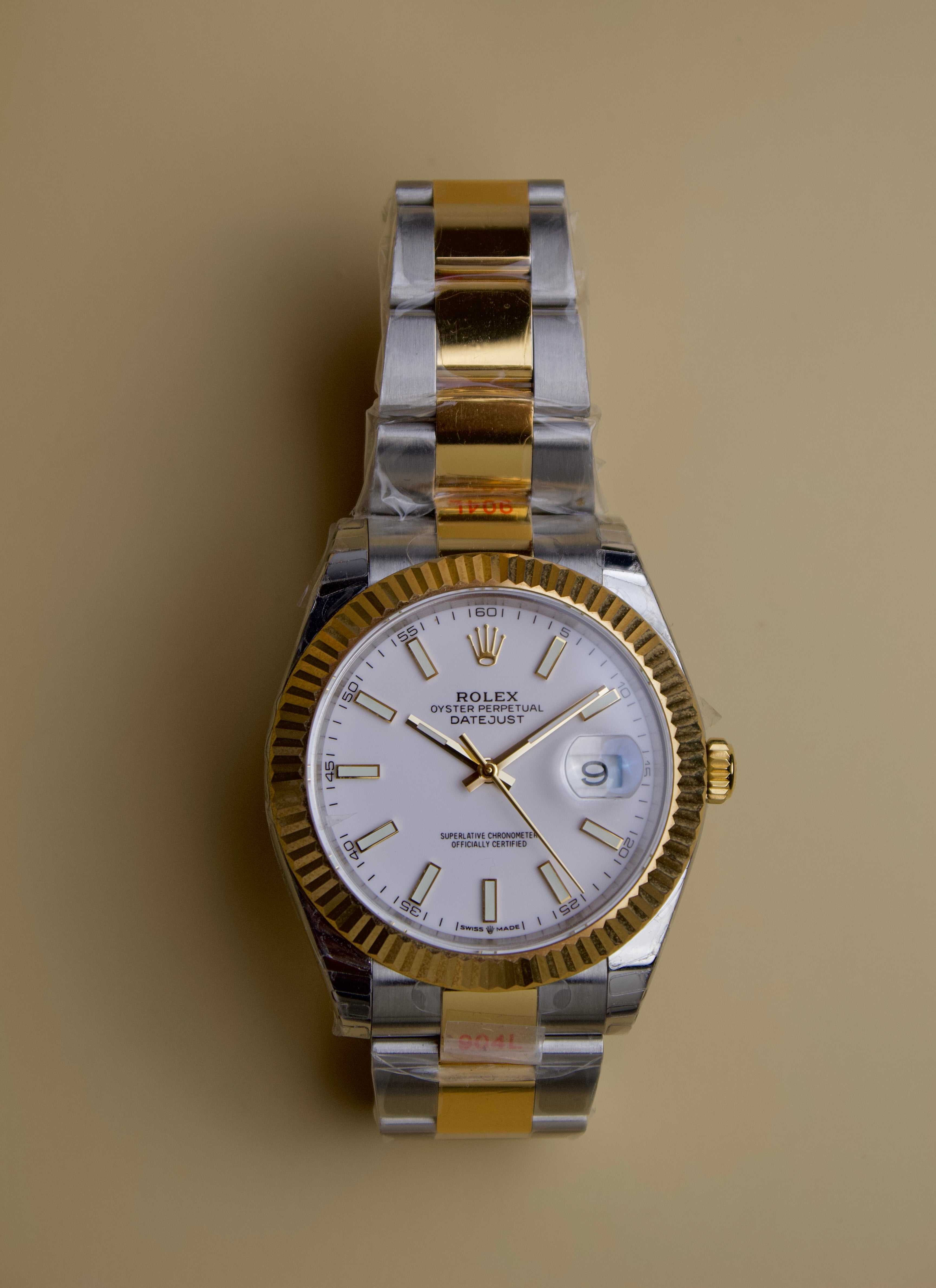 ROLEX DATEJUST WHITE DIAL