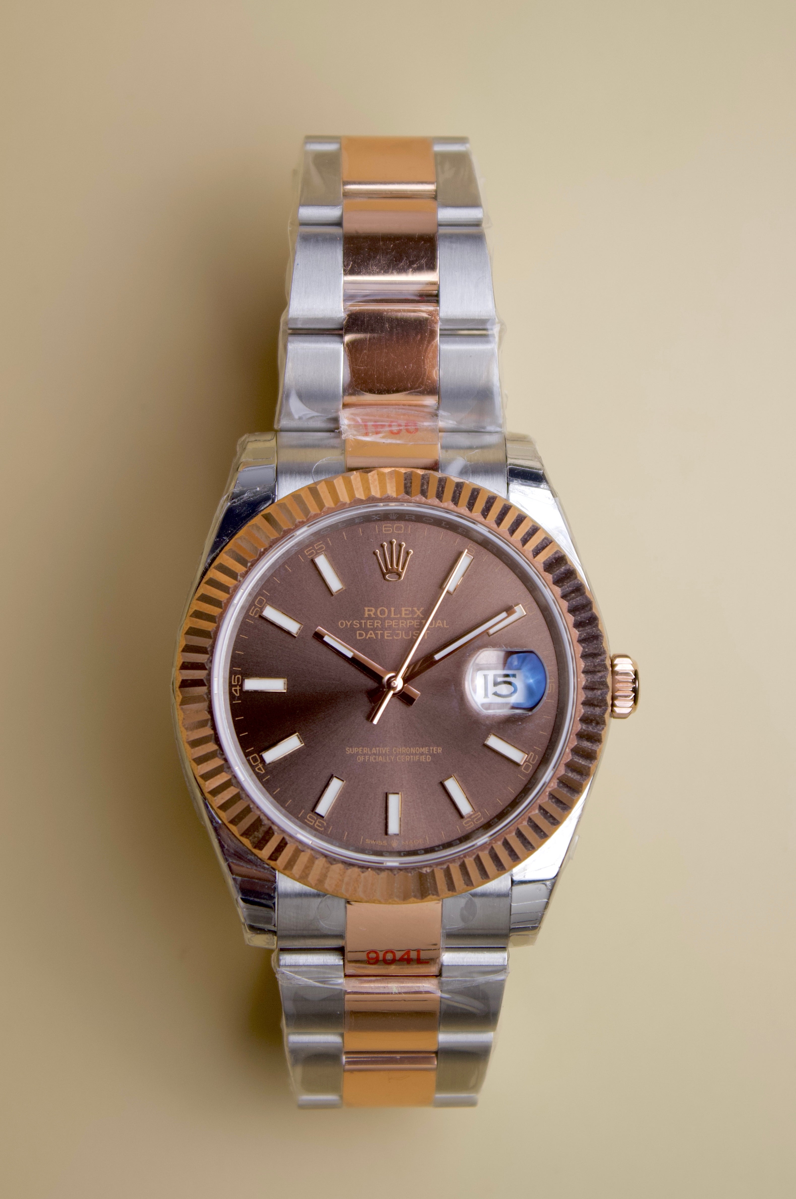 ROLEX DATEJUST 41 CHOCOLATE DIAL