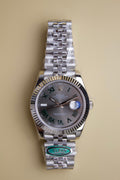 ROLEX DATEJUST 41 WIMBLEDON SLATE GREY DIAL CLEAN F