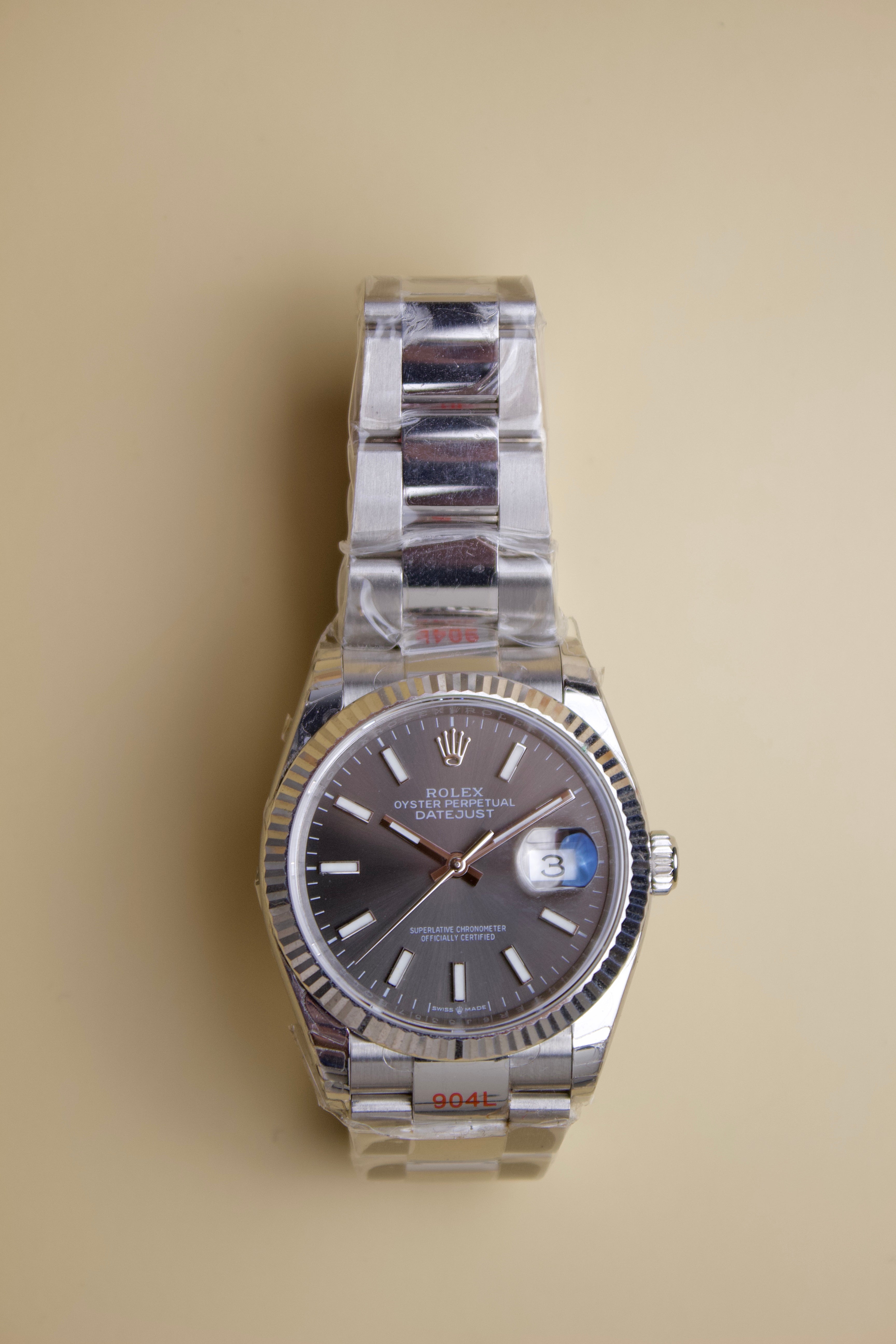 ROLEX DATEJUST 41 SLATE GREY DIAL