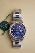 ROLEX SKY-DWELLER BRIGHT BLUE DIAL