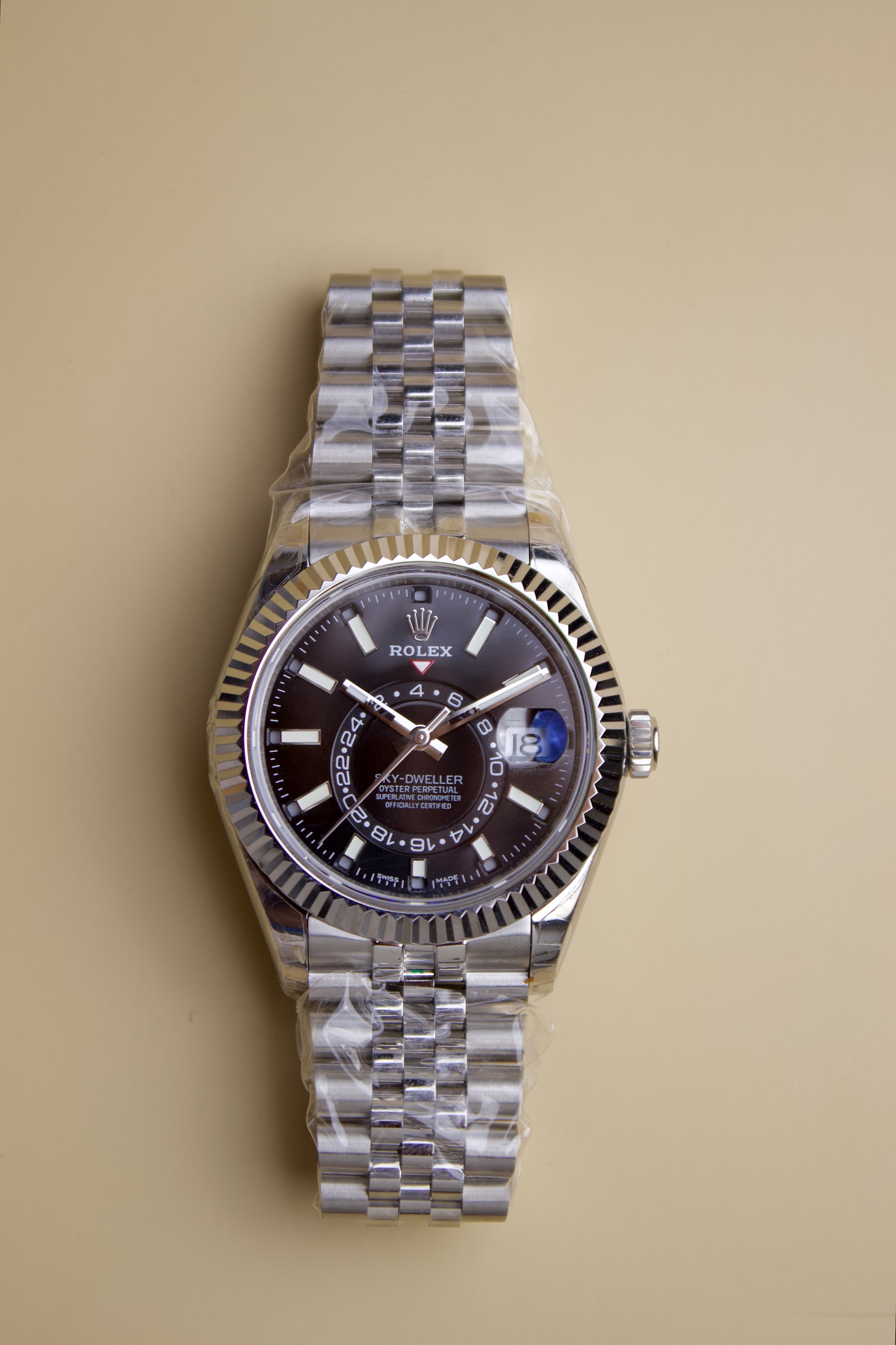 ROLEX SKY-DWELLER BLACK DIAL