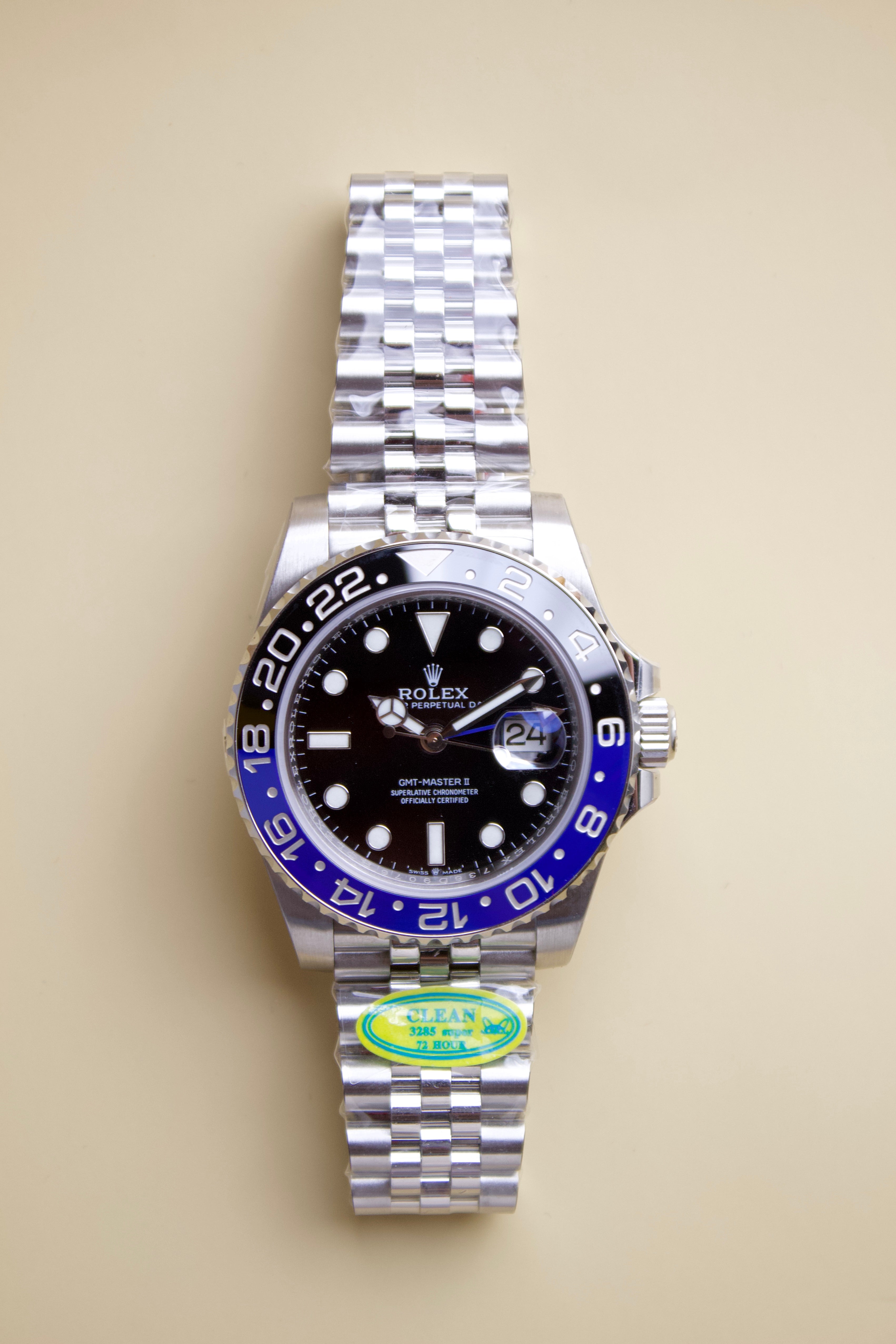 ROLEX GMT-MASTER II "BATGIRL" BLACK DIAL