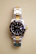 ROLEX SUBMARINER DATE TWO-TONE BLACK DIAL