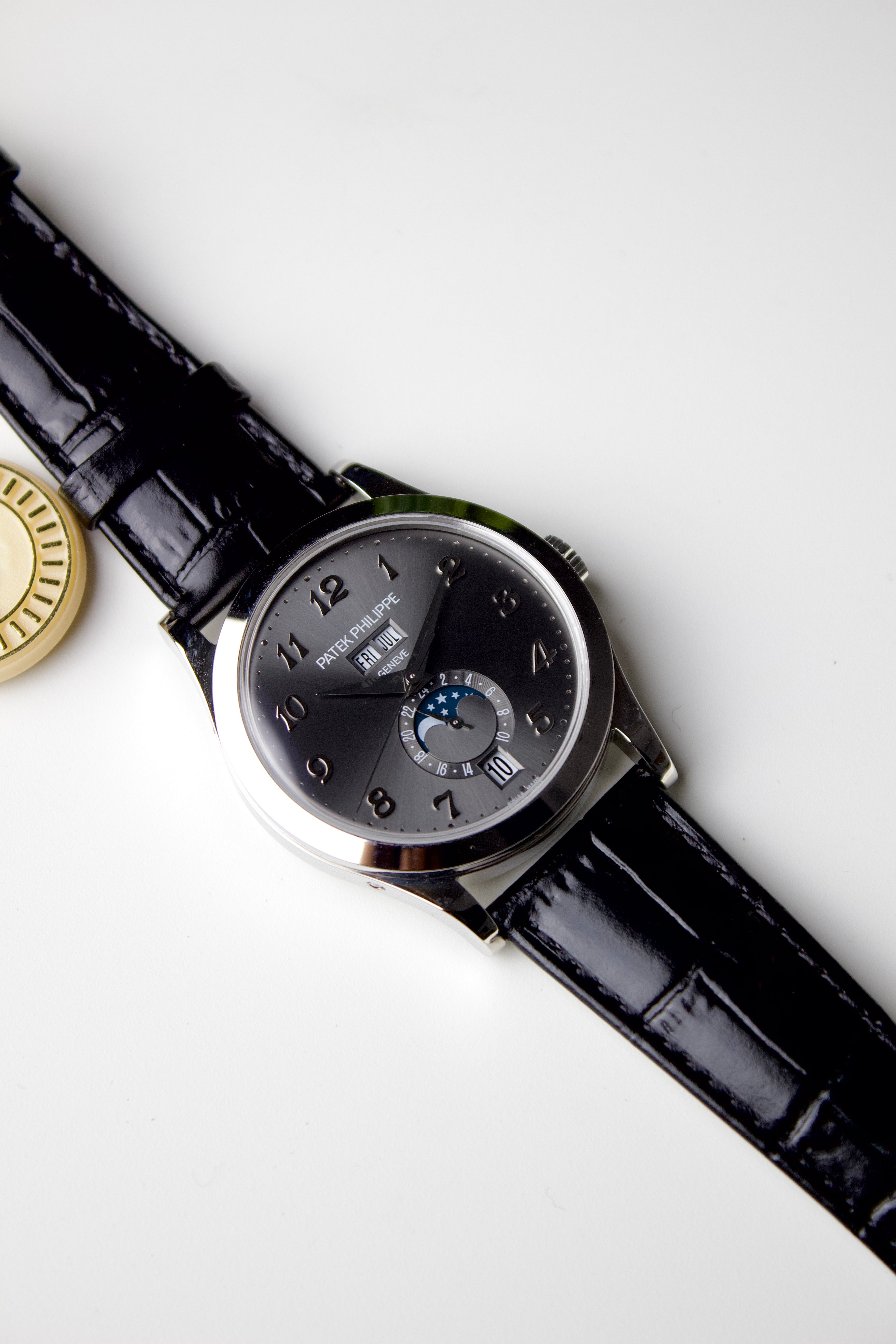 PATEK PHILIPPE ANNUAL CALENDAR BLACK DIAL