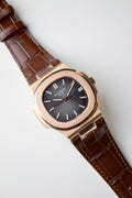 PATEK PHILIPPE NAUTILUS WITH BLACK-GRADIENT DIAL
