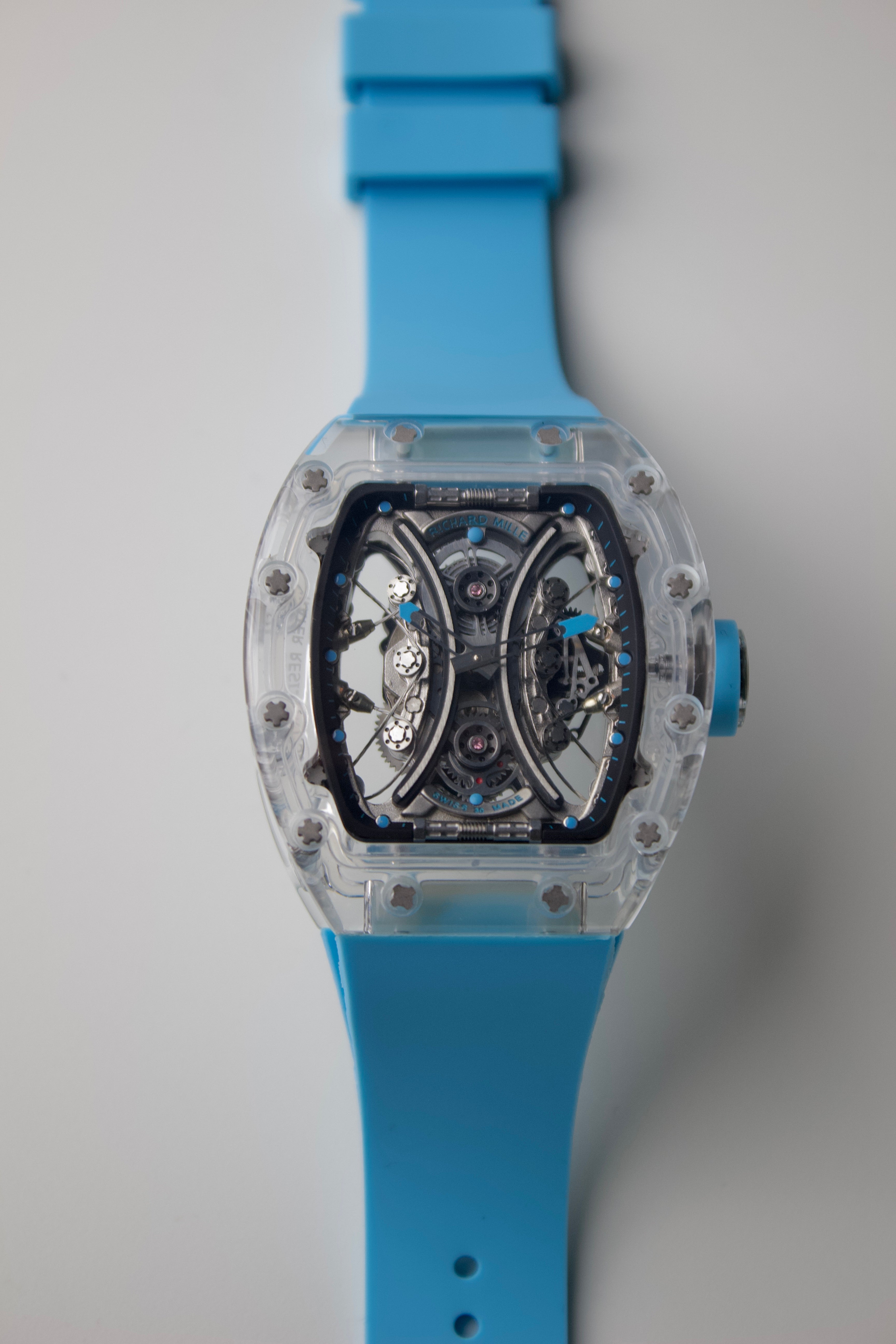 RICHARD MILLE RM 53-01 PABLO MAC DONOUGH SAPPHIRE SKELETON DIAL