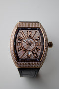 FRANCK MULLER VANGUARD FULL DIAMOND PAVÉ DIAL