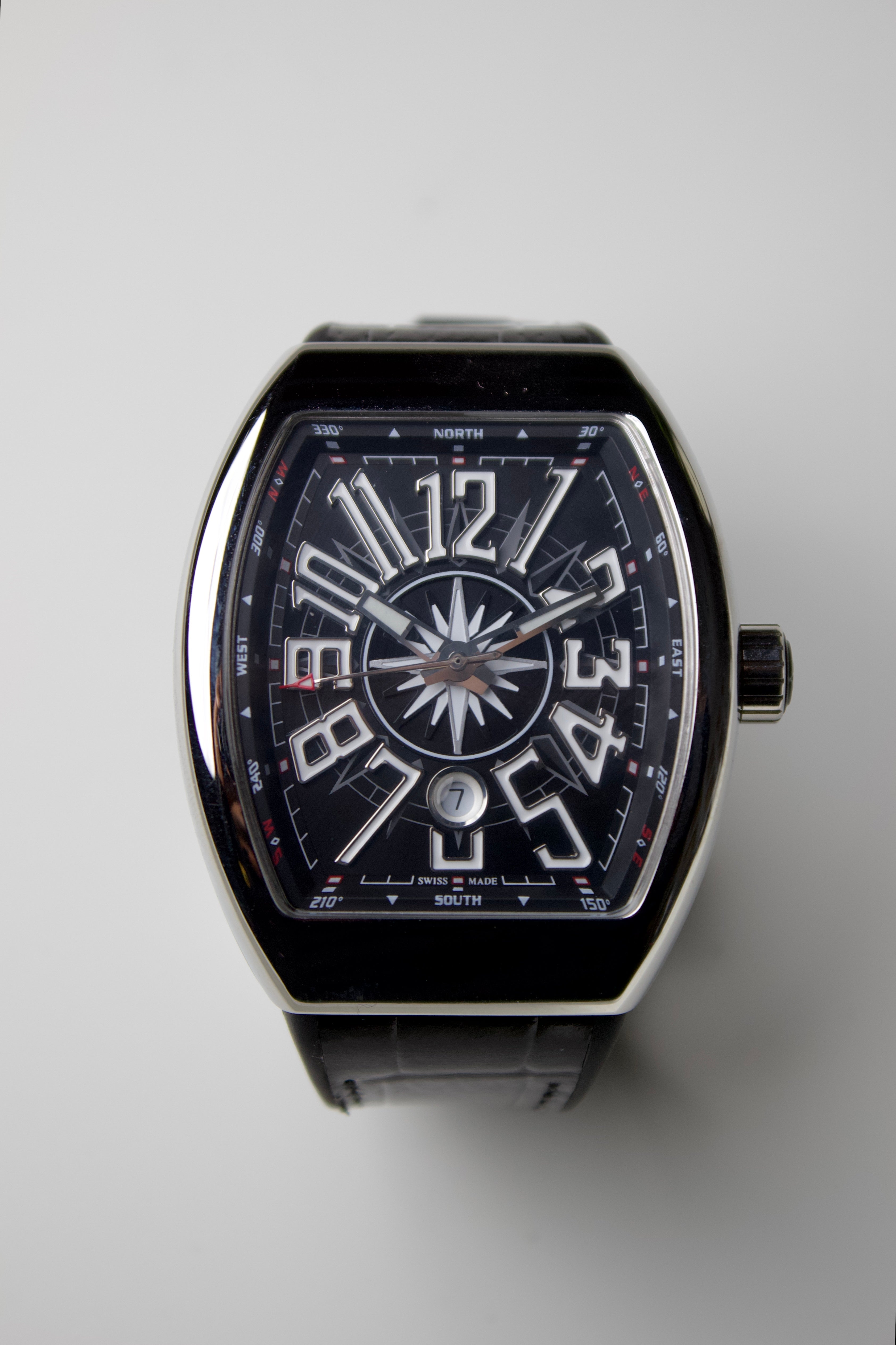 FRANCK MULLER VANGUARD YACHTING BLACK DIAL
