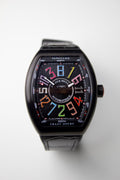 FRANCK MULLER VANGUARD CRAZY HOURS BLACK COLOR DREAMS DIAL