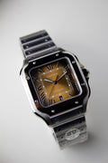 CARTIER SANTOS DE CARTIER WITH BROWN GRADIENT DIAL
