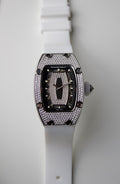 RICHARD MILLE RM 07-01 LADIES  BLACK AND DIAMOND PAVE