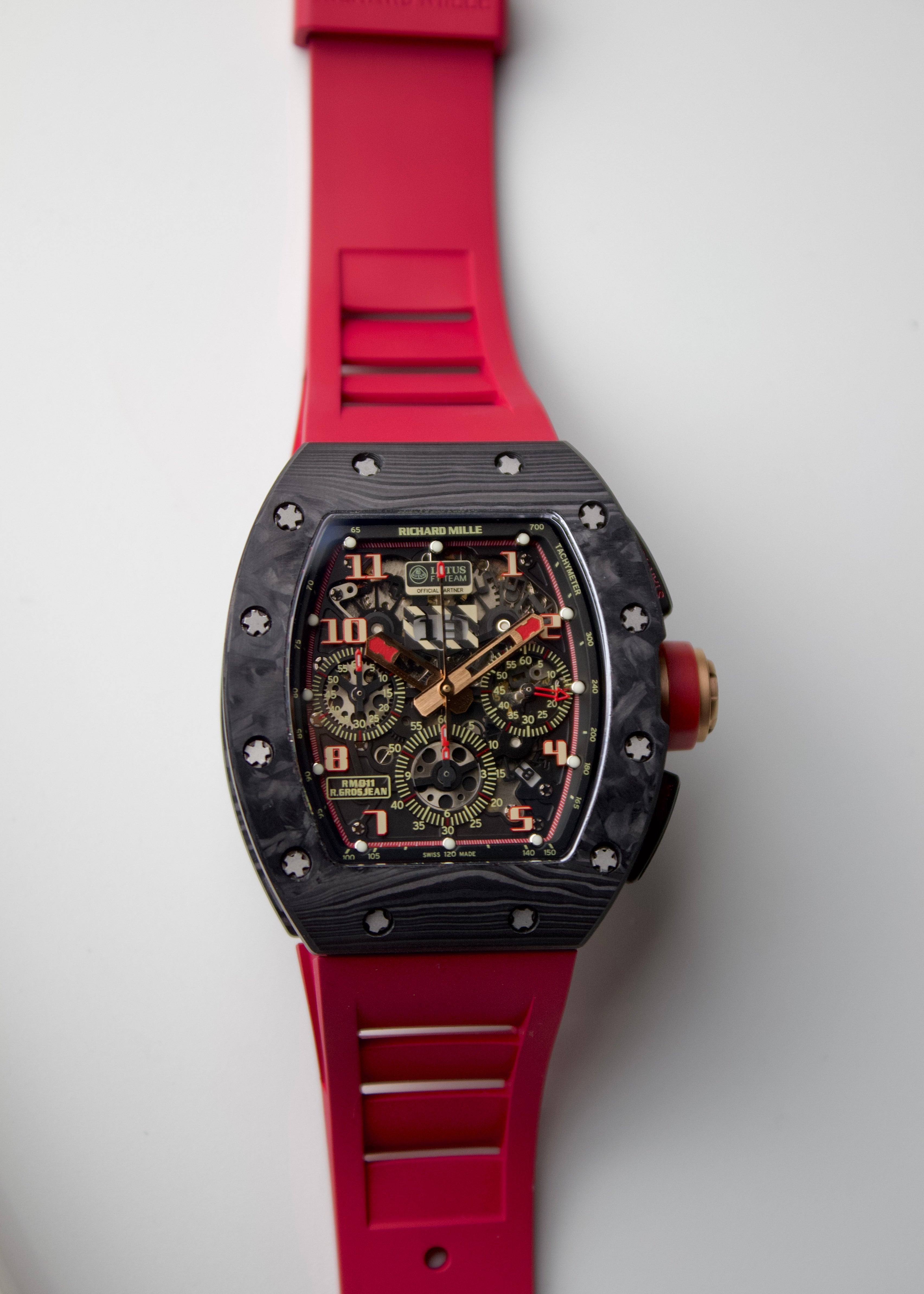 RICHARD MILLE RM 011 LOTUS F1 TEAM ROMAIN GROSJEAN