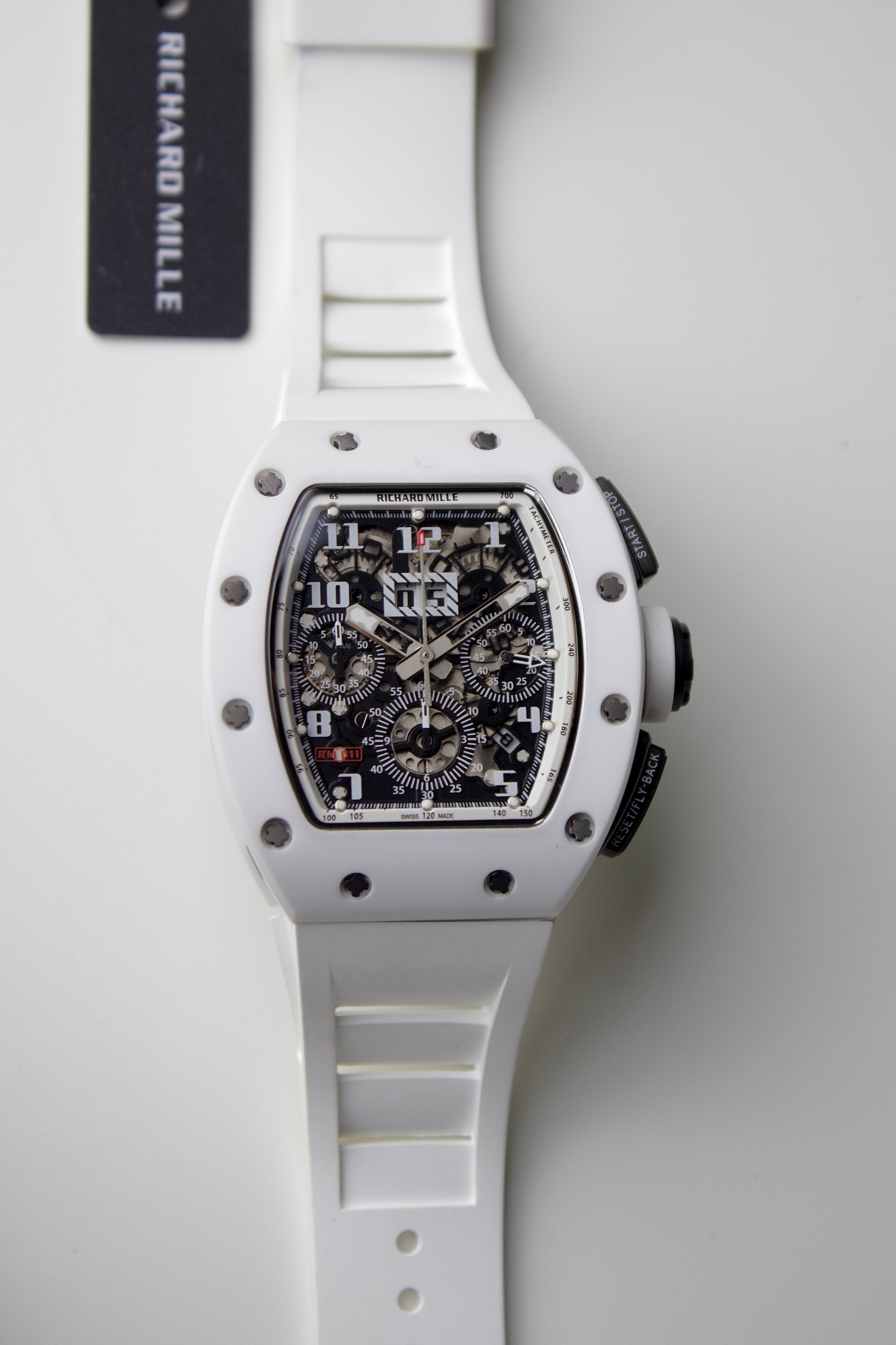 RICHARD MILLE RM 011 FELIPE MASSA WHITE CERAMIC