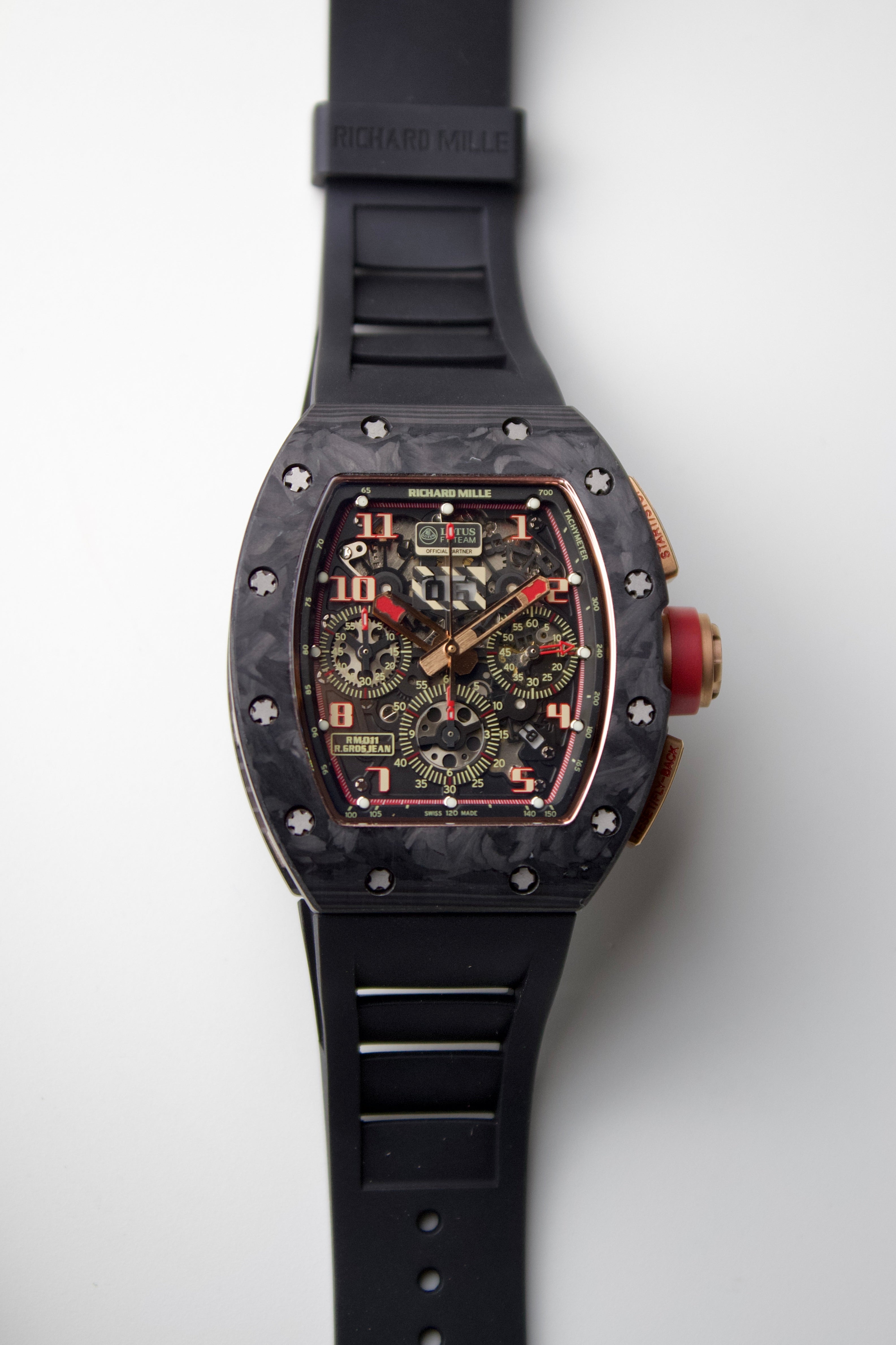 RICHARD MILLE RM 011 LOTUS F1 TEAM ROMAIN GROSJEAN