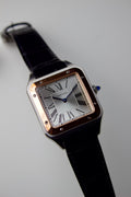 CARTIER SANTOS-DUMONT WITH SILVER DIAL