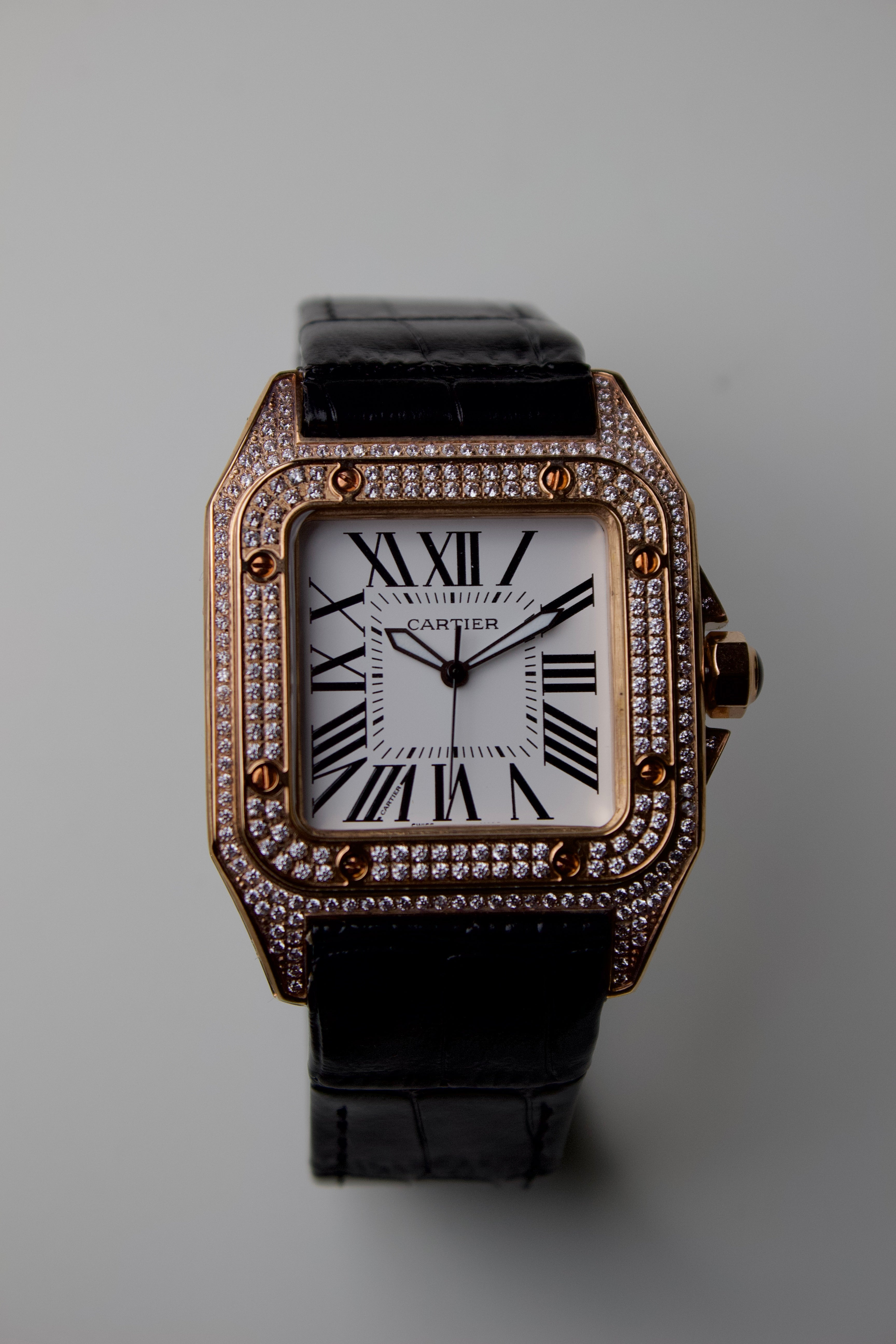 CARTIER SANTOS DE CARTIER WITH WHITE DIAL
