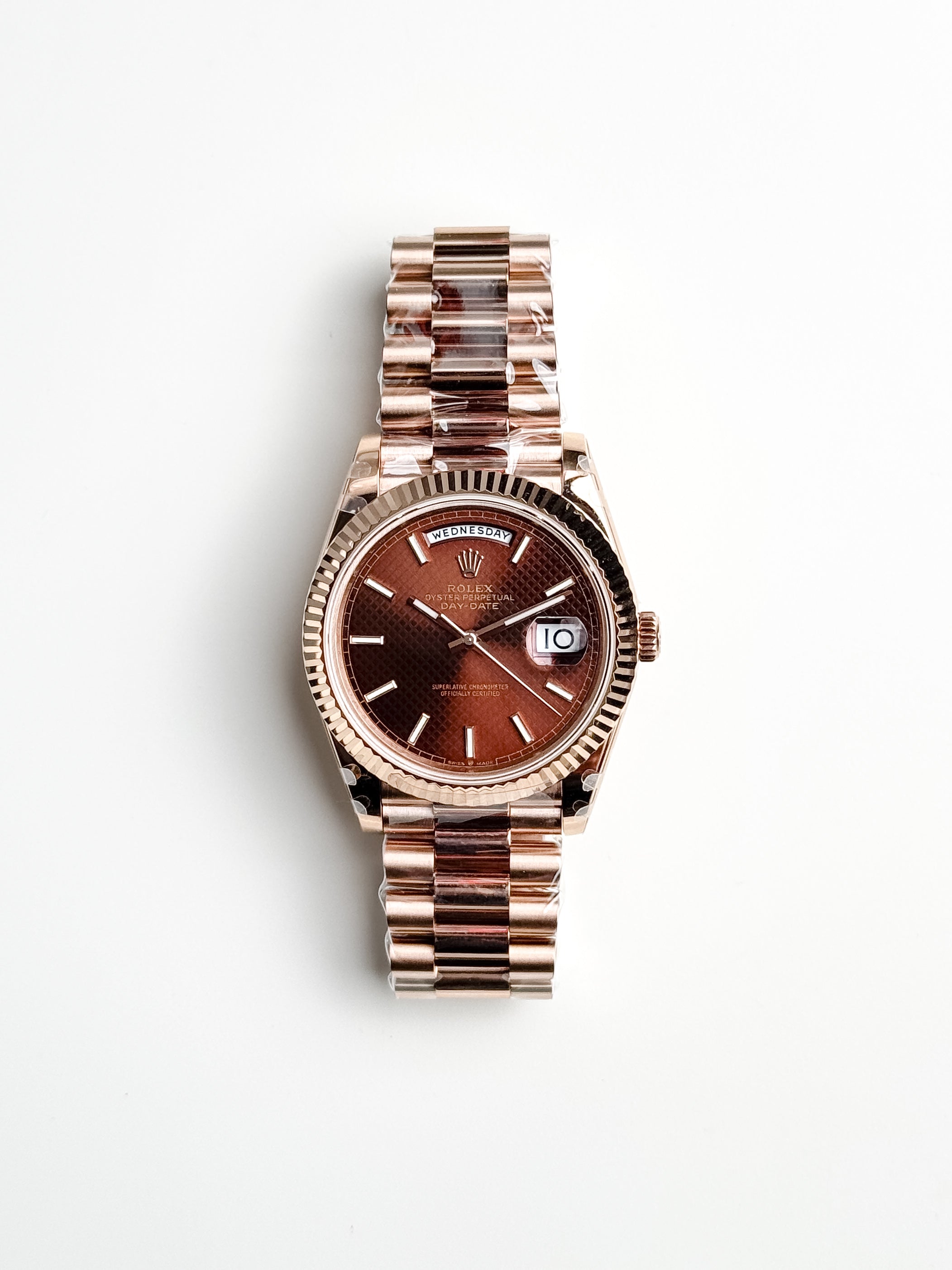 ROLEX DAY-DATE CHOCOLATE DIAL