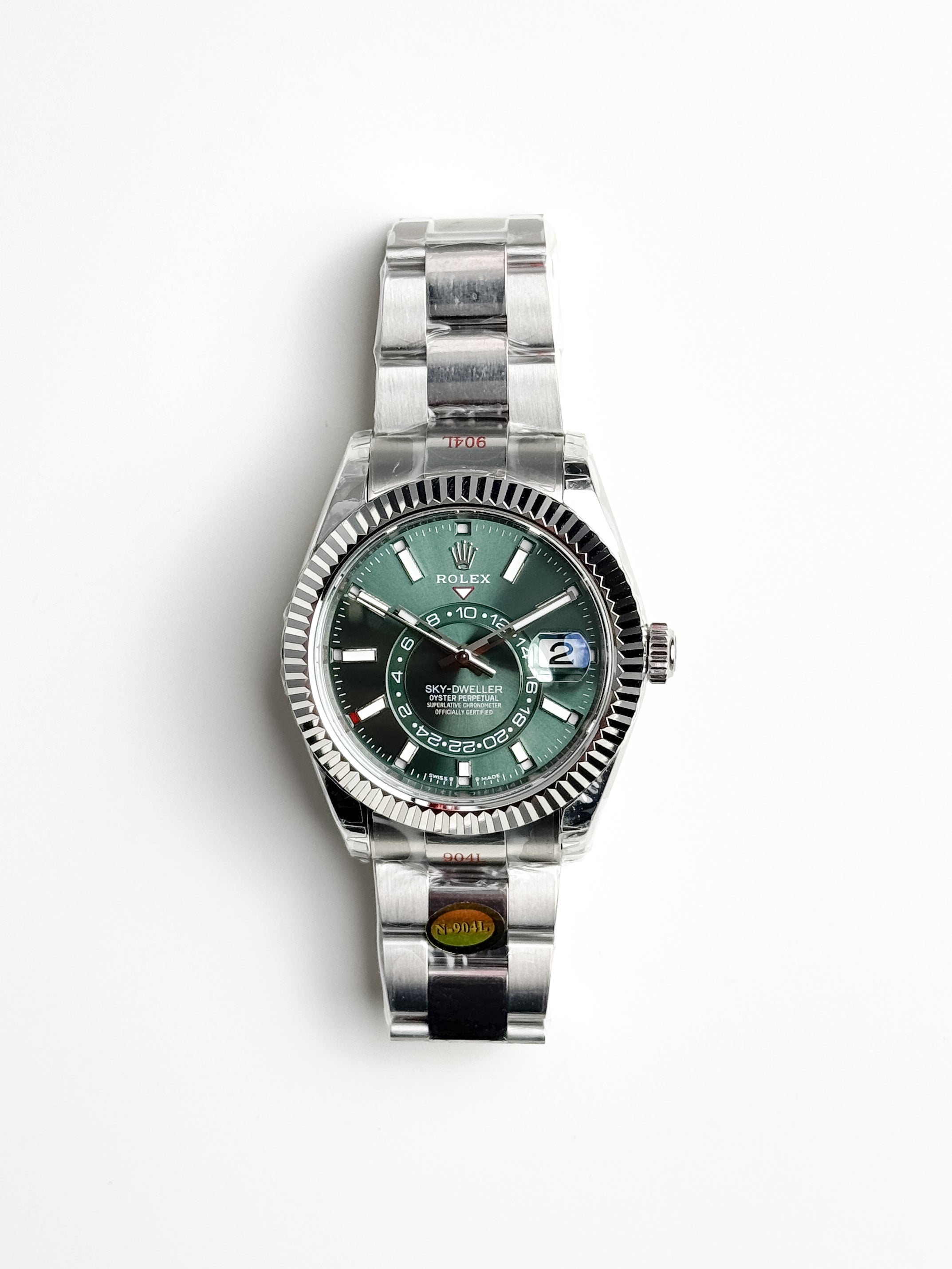 ROLEX SKY-DWELLER MINT GREEN