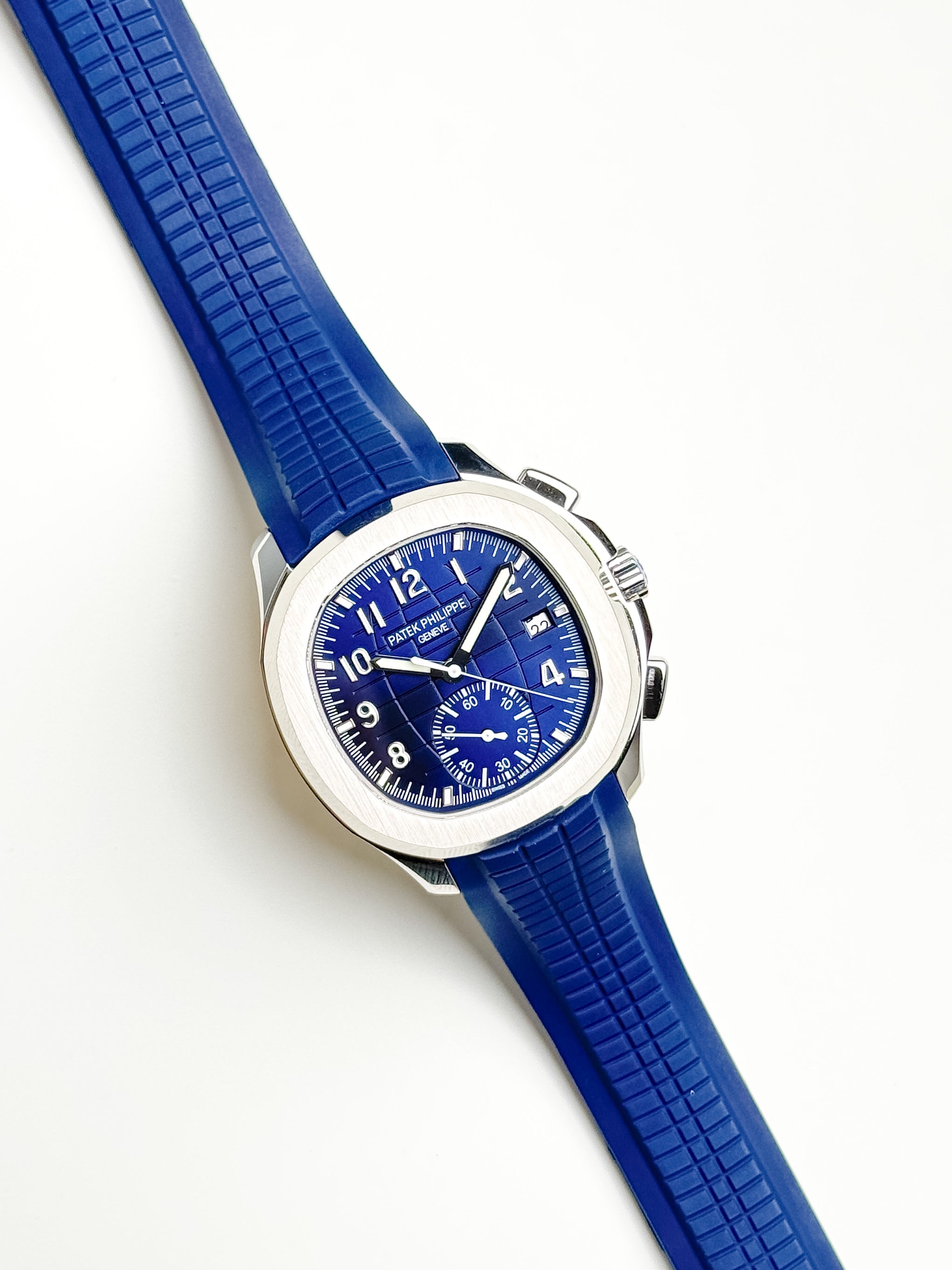 PATEK PHILIPPE AQUANAUT CHRONOGRAPH 5968A BLUE DIAL